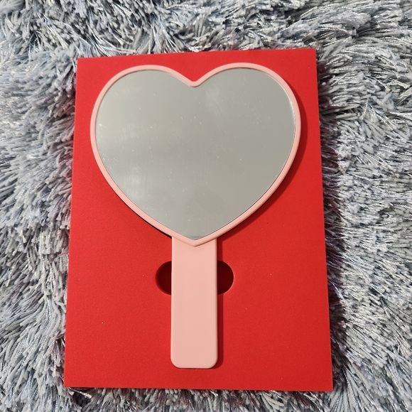 Colourpop Pink Heart Shape Hand Mirror - Picture 2 of 7